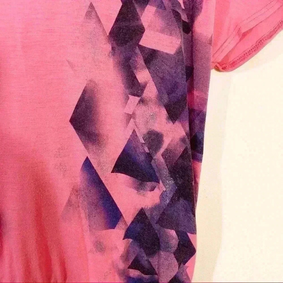 Guess Coral Layered Racerback Athleisure Blouse - Picture 5 of 10